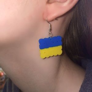 🇺🇦 Ukrainian Perler Bead Earrings